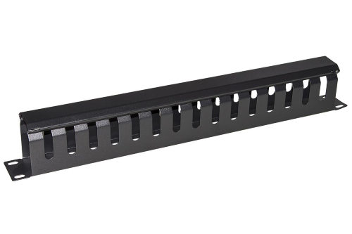 ARMADIO RACK RACCOGLICAVI 19 1U A GABBIA NERO METALLO
